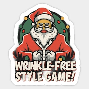 Santa's Wrinkle-Free Revolution Sticker